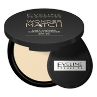 Lisovaný matujúci prášok Eveline Cosmetics spf 30 - 01 svetlo béžový