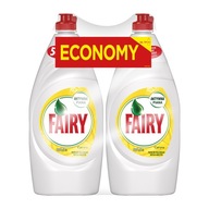 Fairy Lemon Prostriedok na riad 2x900 ml