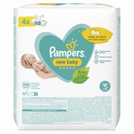 Pampers New Baby vlhčené obrúsky 4 x 50 ks.