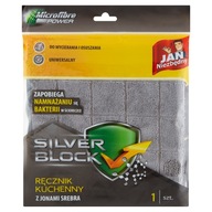 Jan Esszy Silver Block Kitchen Mikrofibra Kitchen so striebornými iónmi 7ks