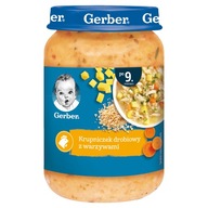 Gerber Večera Hydinový Krupniczek so zeleninou pre dojčatá 190 g