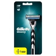 Sada holiacich strojčekov Gillette Mach3 + 2 náboje