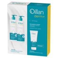 OILLAN DERM+ SET balzam 400 ml + umývací gél 400 ml + krém na ruky 75 ml