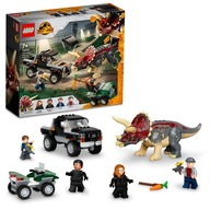 LEGO Jurský svet – DARČEK Triceratops a pickup Truck Ambush (76950)