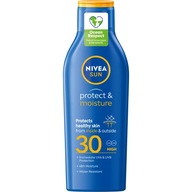 Nivea Sun Protect & Moisture SPF 30 mlieko na opaľovanie 200 ml