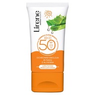 Lirene Słoneczna Pred opaľovaním s aloe 50 SPF 50 ml emulzia na opaľovanie