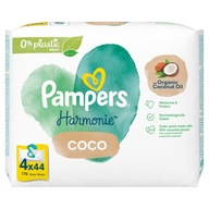 Vlhčené obrúsky Pampers Harmonie Aqua 4x44ks