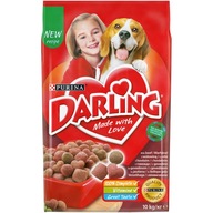 Purina Darling Hovädzie a kuracie mäso pre psov 10kg