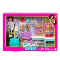 BARBIE CHELSEA VET, súprava s bábikou