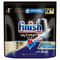 Kapsule do umývačky riadu Finish Quantum Ultimate ActivBlu, 30 kusov