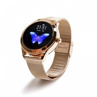 SMARTWATCH DÁMSKE ZLATÉ HODINKY KW10 ORO LADY GOLD