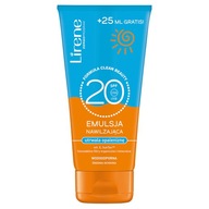 LIRENE DermoProgram Hydratačná opaľovacia emulzia SPF20 150 ml + 25 ml