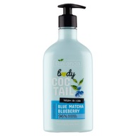 BODY COCTAIL Regeneračný telový balzam BLUE MATCHA + BLUEBERRY, 400 ml