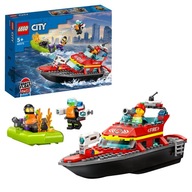 LEGO City 60373 Požiarny čln