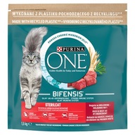 Purina Jedno suché krmivo pre mačky, hovädzie mäso, 1,5 kg