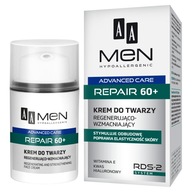 AA Men Advanced Care repair 60+ Regeneračný a posilňujúci krém na tvár