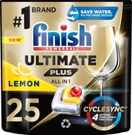 FINISH Ultimate Plus 25 citrónových kapsúl do umývačky riadu