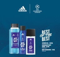 Adidas UEFA Best of The Best pánska darčeková sada 3 POLOŽKY