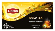 Čierny čaj Lipton Gold 75 g 50 vrecúšok