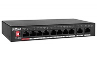 Switch PoE 8-port + 2 RJ45 PFS3010-8ET-96-V2 Dahua