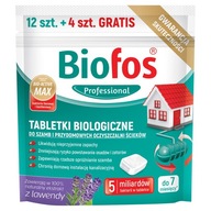 BIOFOS tablety do septikov a čističiek odpadových vôd 12+4 ks.