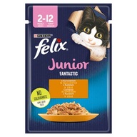 FELIX MOKRÉ KRMIVO PRE MAČKY 26 X 85g KURACIE JUNIOR