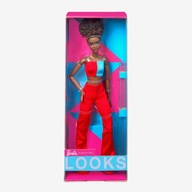 Bábika Barbie Bábika s podpisovým vzhľadom HJW81 od Mattel Colorful Bell-bottom Pants