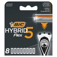 BIC HYBRID 5 FLEX NÁSTROJE STROJOV ČEPELE ČEPELE 8 KS 502341