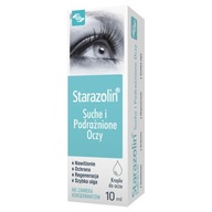 STARAZOLIN KVAPKY NA SUCHÉ A PODRÁŽDENÉ OČI 10 ml ZVLHČUJÚCE OČNÉ KVAPKY