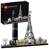 LEGO PARIS EIFFEL VEŽA PANORAMA ARCHITEKTÚRA MESTSKÝCH BLOKOV