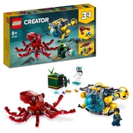 LEGO Creator 31130 Expedícia za potopeným pokladom, Chobotnica, Loď,