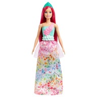 Bábika Barbie Dreamtopia Princess ružové vlásky HGR15 Mattel