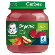 Gerber Bio dezert z jablka a červenej repy 125 g