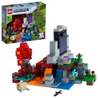 LEGO Minecraft 21172 Zničený portál do dobrodružstva naplneného Minecraft Nether