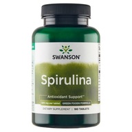 Swanson Spirulina 500mg detoxikačné čistiace chudnutie 180 tabliet