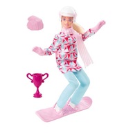 Bábika Barbie Zimné športy Snowboarder HCN32