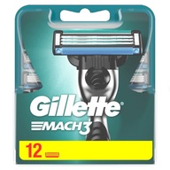 Gillette Mach3 náboje do žiletiek Gillette 12 ks.