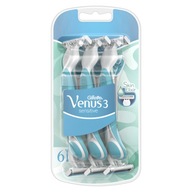 GILLETTE VENUS 3 CITLIVÉ JEDNORÁZOVÉ TVAROVAČE 6 KS