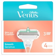 Vložky Gillette Venus Smooth Sensitive, náhradné čepieľky 4 ks