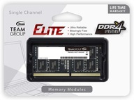 SODIMM DDR4 Team Group Elite 8GB (1x8GB) 2666MHz CL19 1,2V pamäť