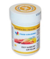 Yellow sun Potravinárske farbivo v GEL, 35g tégliky