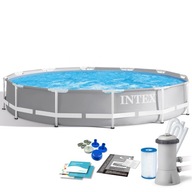 Regálový bazén s čerpadlom 12V 366x76cm 9v1 INTEX