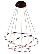 Kruhové závesné svietidlo okrúhly luster 36+45+56 cm LED