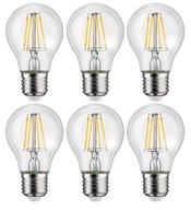 6x E27 LED FILAMENT 4W EDISON DEKORATÍVNA žiarovka