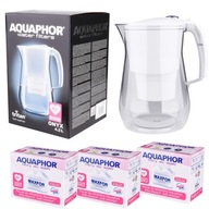 Džbán AQUAPHOR ONYX 4,2L + 3 vložky MAGNESIUM MG