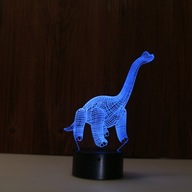 3D LED NOČNÁ LAMPA DINOSAUR DARČEK NA DIAĽKOVÉ OVLÁDANIE