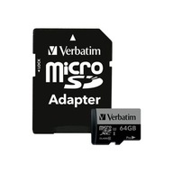Micro SDXC karta Verbatim C10 U3 V30 64 GB PRO