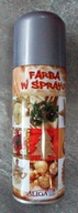 Dekoratívna farba v spreji strieborná 250ml FS100SR