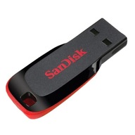 Malý disk SANDISK Cruzer Blade 128GB, čierny