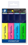 STAEDTLER 364 HIGHLIGHTER SET 4 farby v kufríku